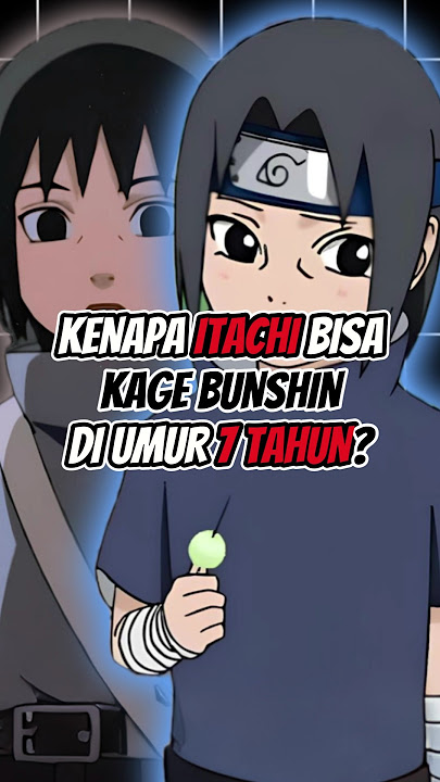 KENAPA ITACHI BISA KAGE BUNSHIN DI UMUR 7 TAHUN? #animeshorts #itachi #uchiha #shisui #fugaku
