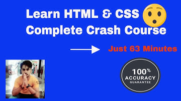 Learn html crash course in hindi | Html crash course for beginners | Learn Complete html tutorials