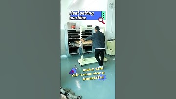 High density curtain shaping machines curtain shaping work Horizontal Curtain Heat Setting Machine