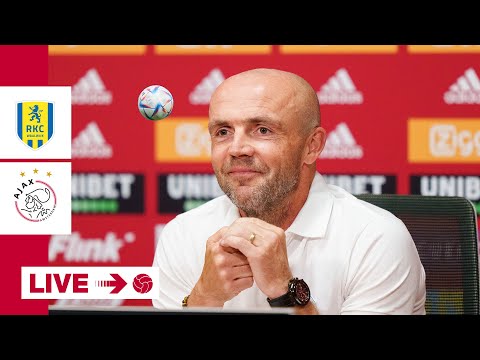 LIVE 14:00 | Persconferentie Alfred Schreuder | RKC Waalwijk - Ajax
