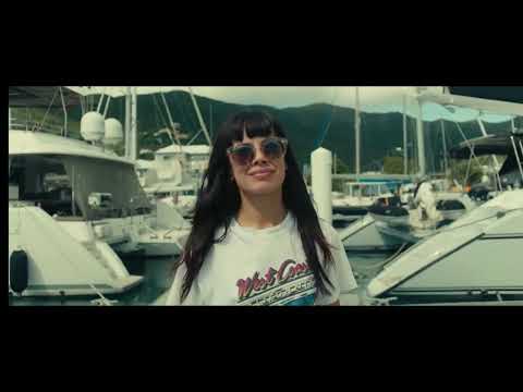 Woman Asked to Remove Boots Before Entering Yacht (Movie Scene) [Black Socks/Bare]