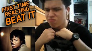 FIRST TIME REACTING to MICHAEL JACKSON - BEAT IT
