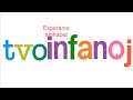 Esperanto alphabet song version 2 (audio version)