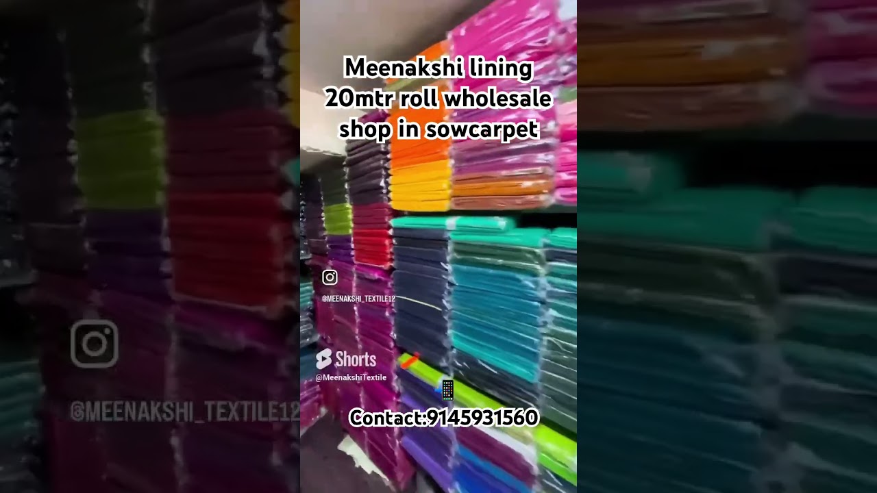 Cotton polyester Lining meenakshilining 