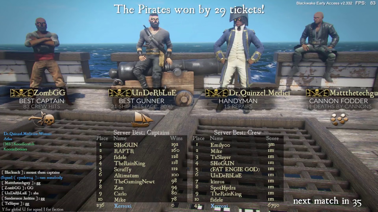 Blackwake Live Stream