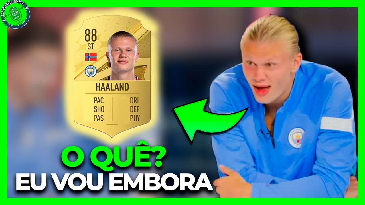 HAALAND E GREALISH REAGEM A SUAS CARTAS NO FIFA 23 - YouTube