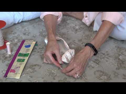 How to change a Pointe shoe drawstring