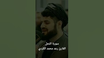 سورة النحل # بصوت القارئ رعد محمد الكردي # سورة النحل بصوت القارئ رعد محمد الكردي