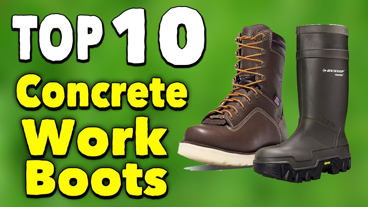 best steel toe boots for walking on concrete