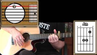 Video thumbnail of "I Will Follow You Into The Dark - Death Cab For Cutie - Acoustic Guitar Lesson"