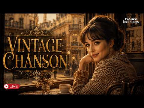 French Chanson Classics 🎶 Timeless Paris Romance & Café Music