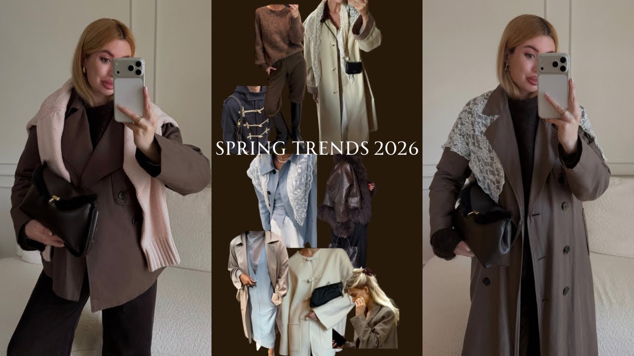 ВЕСЕННИЕ МОДНЫЕ ТРЕНДЫ 2026 | Светло-голубой, кружево, большие солнцезащитные очки