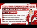 LATIHAN SOAL TES MANAJEMEN OPERASIONAL KDKMP 2026