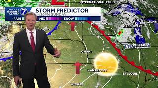 Hotter and hotter by Sunday near Omaha