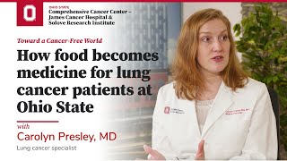 How food becomes medicine for lung cancer patients | OSUCCC – James
