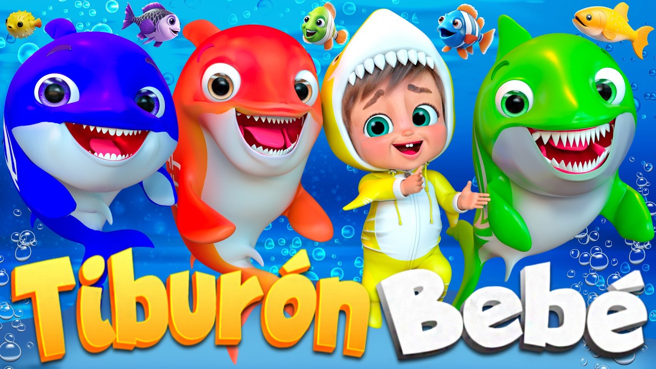 ✨Especial de Tiburón Bebé🦈  Baby Shark en español   Las Canciones Infantiles   MIX
