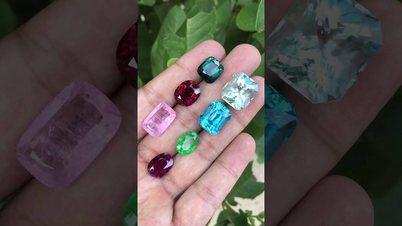 Playing with Breath taking Natural Loose gemstones