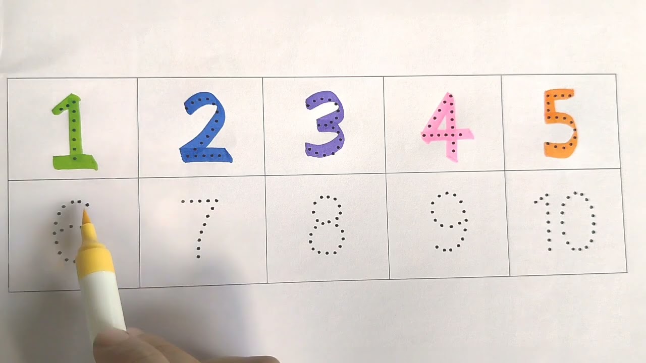 How to Count 1 to 100 Chart - Learning Number Counting for Children