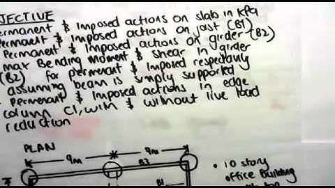 2.6 Example 1 (Part 2): Dead and Live Load in Slab | Structural Concepts and Design