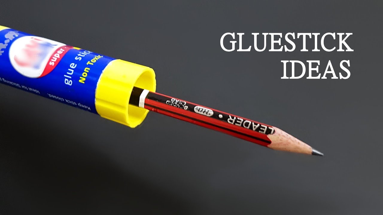 Recycle GLUE STICK to make DIY Gadgets 