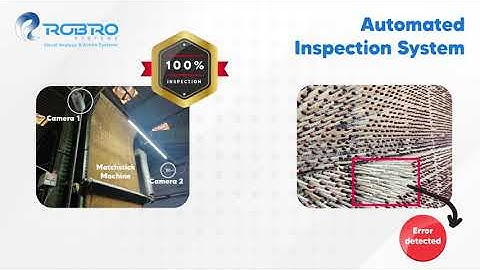 AI enabled, Vision Based Headless Matchsticks Inspection - Robro Systems