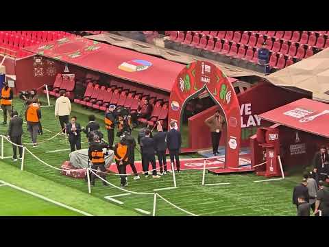 مشاهد حصرية من داخل ملعب مولاي عبد الله في الرياط استعدادا لافتتاح كأس افريقيا