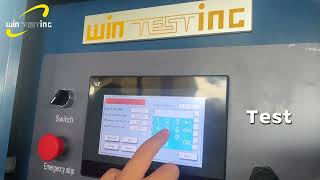 Pneumatic gyratory compactor-Parameter adjustment