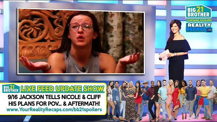 9/16 #BB21 LIVE FEED UPDATE:  Jackson Ends Cliffs ...