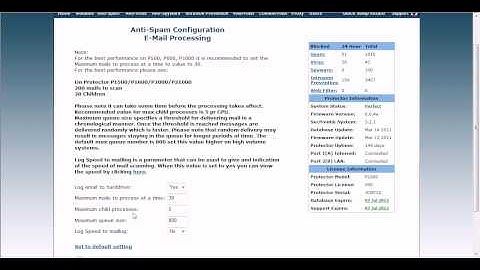 Protector UTM Email Processing