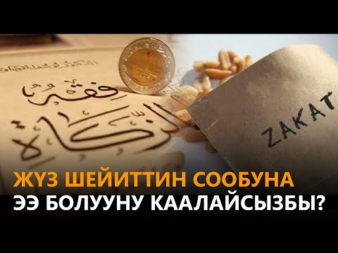 Видео: Жүз шейиттин сообуна ээ болууну каалайсызбы? Маек