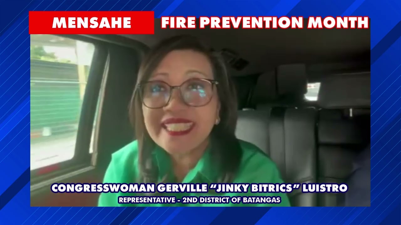СООБЩЕНИЕ ОТ ЧЛЕНА КОНГРЕССА ДЖИНКИ БИТРИКС ЛУИСТРО В ЭТОМ МЕСЯЦЕ ПО ПРОФИЛАКТИКЕ ПОЖАРОВ