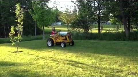 Driving Lessons on Cub Cadet 72