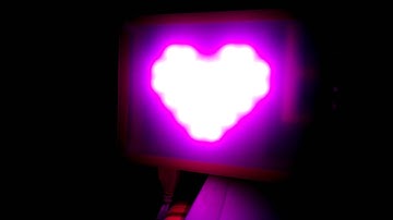 Raspberry Pi + Unicorn HAT heartbeats