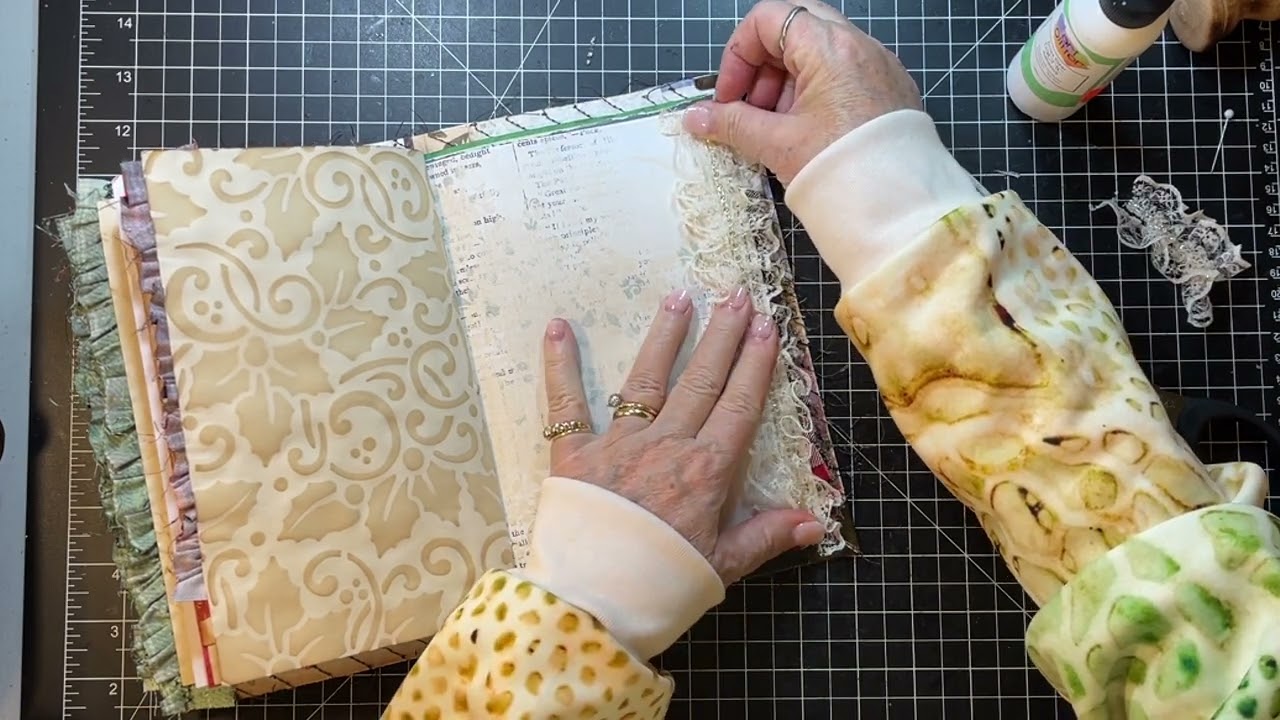 Decorating the Comfort and Joy Christmas Journal! - Craft with Me!