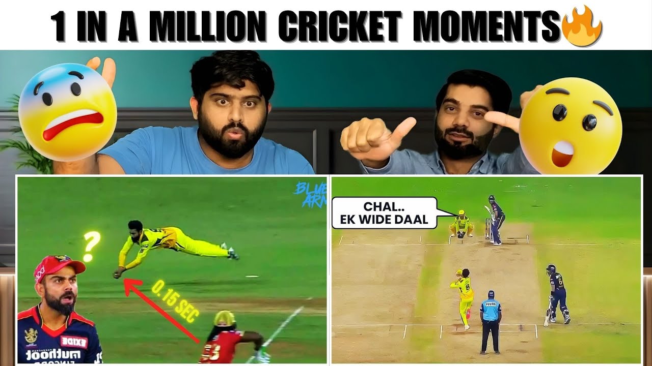 Pakistani Reaction On One in a Billion Cricket Moments | क्रिकेट के ...