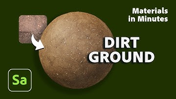 Make a Dirt Ground Material in Substance 3D Sampler | Materials in Minutes #16 | Adobe Substance 3D
