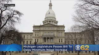 Michigan Republicans Vote To Delay Minimum Wage Increase, Change Paid Sick Time Laws