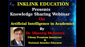 Live Webinar on Artificial Intelligence in Academics