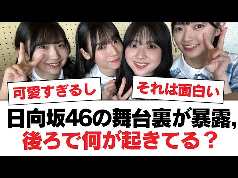 日向坂46の舞台裏が暴露, 後ろで何が起きてる？【日向坂・日向坂で会いましょう】