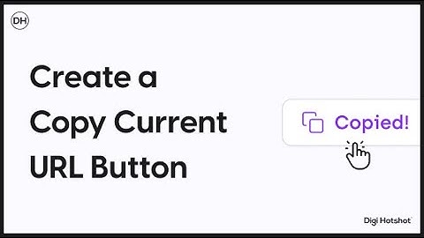 How to create a button in Webflow which copies current page URL + FREE Cloneable | Digi Hotshot