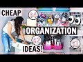 BUDGET FRIENDLY ORGANIZATION! HOW TO ORGANIZE FOR CHEAP! | Alexandra Beuter