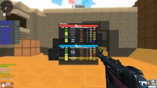 Brick Force - 1 round DE_DUST2 gameplay [HD]