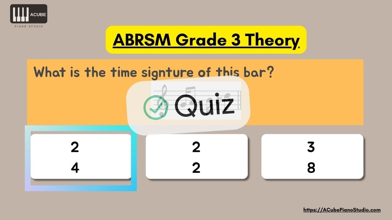 Grade 3 Music Students Can Answer this: Music Theory Time Signature Quiz