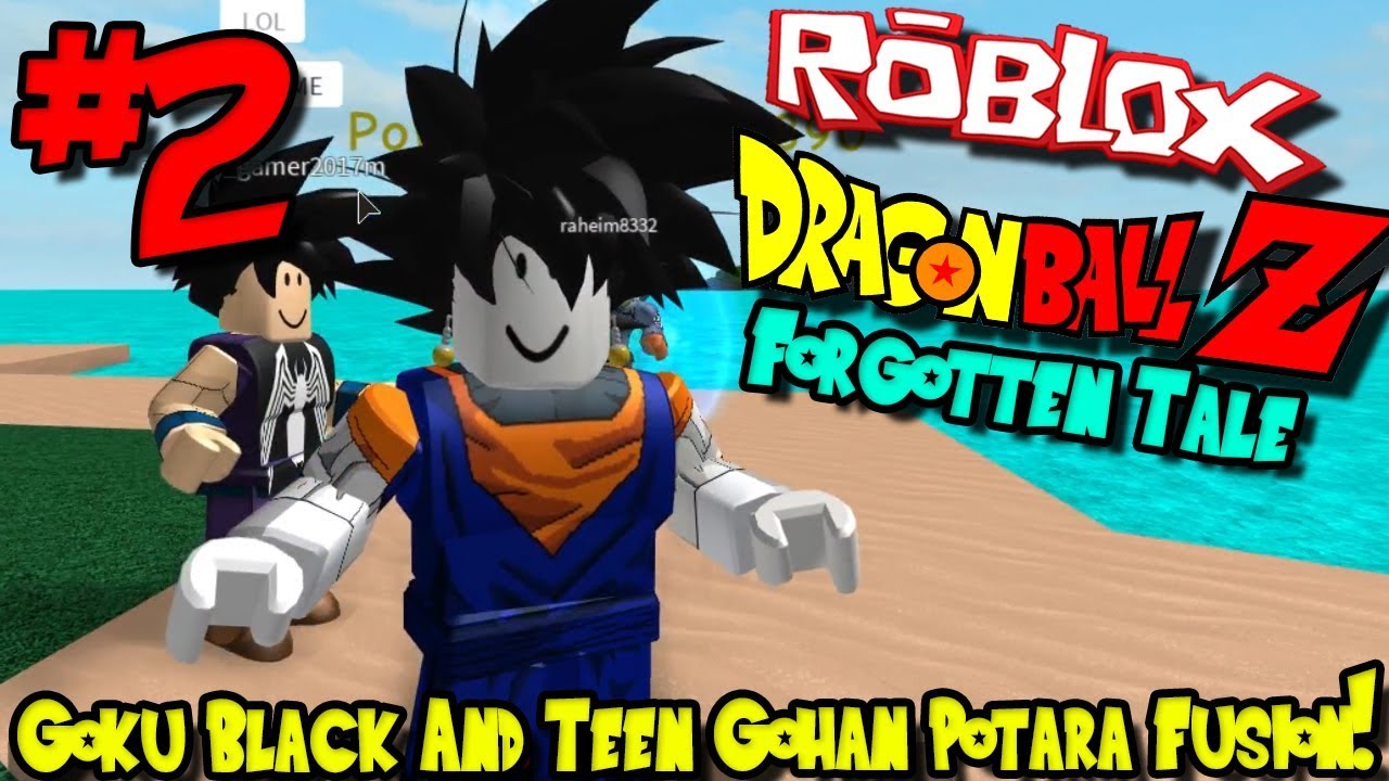 Goku Black And Teen Gohan Potara Fusion Roblox Dragon Ball