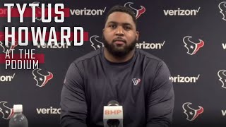Tytus Howard Meets with the Media | Press Conference