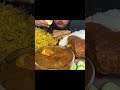 ASMR eating chicken biryani,Mutton curry with rice,egg curry