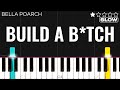 Bella Poarch - Build a B*tch | EASY Piano Tutorial | SLOW