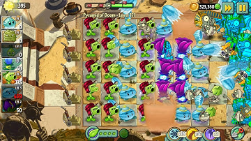 Plants vs. Zombies 2 Pyramid of Doom - level 151 || gameplay walkthrough