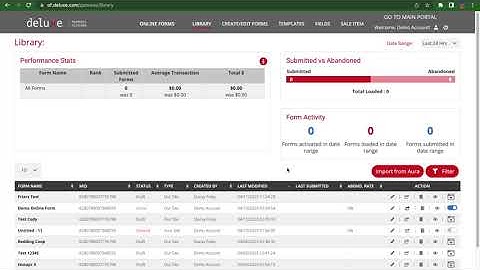 Online Form Editor Overview