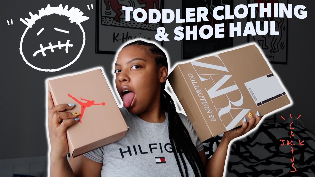 Toddler Boy Clothing & Shoe Haul | Zara, Gap, Cotton On + Travis Scott's Cactus Jack 6 Unboxing